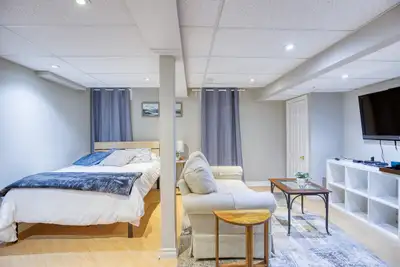 Offering a fully furnished renovated basement space for rent. Everything in the pictures will be the...