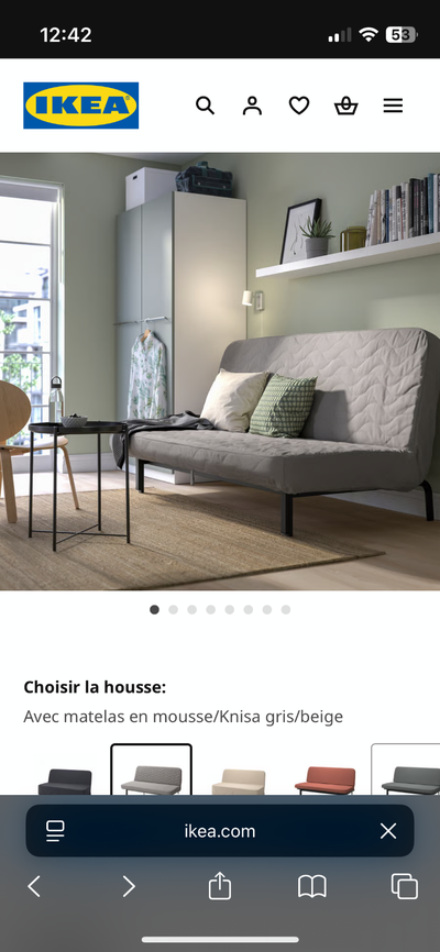 Canapé lit Nyhamn IKEA, View more