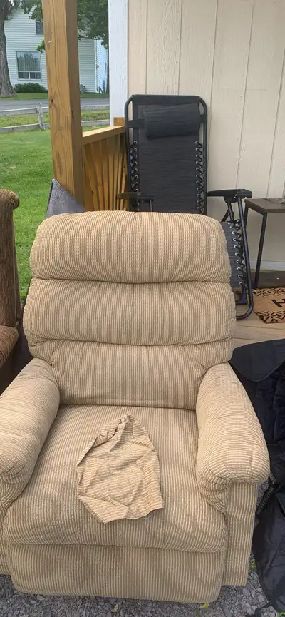 Brown La-Z-Boy chair rocker, View more