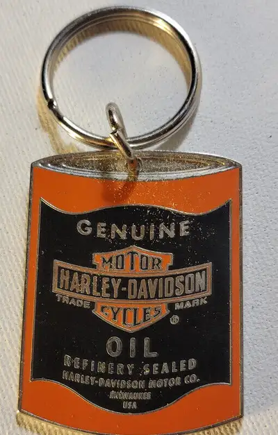 Harley-Davidson Genuine Oilcan Keychain, View more