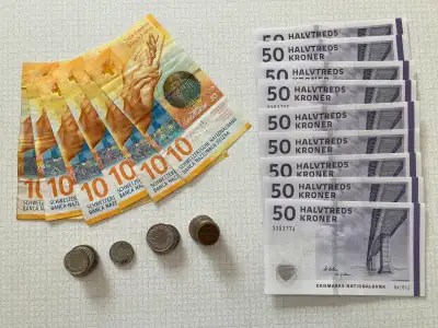 Swiss and Danish Currency - Europe Bound (4723) If you're heading to Switzerland or Denmark, we have...