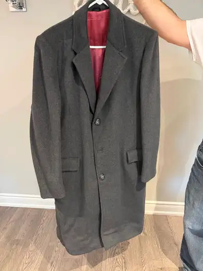 Men’s Long Winter Trench Coat, View more