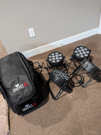 Full Chauvet Bluetooth/DMX Stage Light rig, WITH EXTRAS!!!