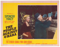 2 Spencer Tracy 1951 Film Noir Lobby Cards People Against O'Hara