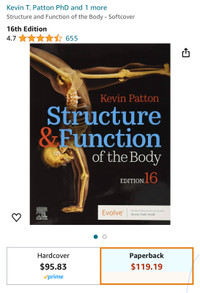 Structure and function of the body 16th edition 