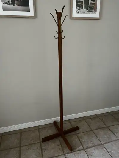 coat rack wood, View more