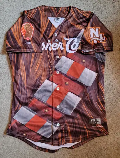 NEW HAMPSHIRE FISHER CATS 2023 STAR WARS NIGHT JERSEY SIZE 46, View more