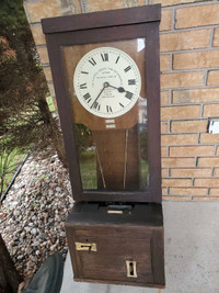 Antique Punch Clock 