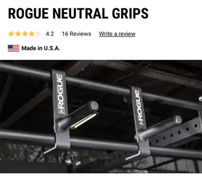 Rogue Fitness Neutral Grip Handles, View more