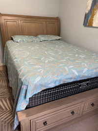 Almost New - Windchester  Queen Bed with Mattress.
