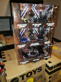 2011 Hot wheels PREMIUM Batman 3 Pack Boxes READ DESCRIPTION