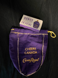 Cheers Canada Crown Royal Bags