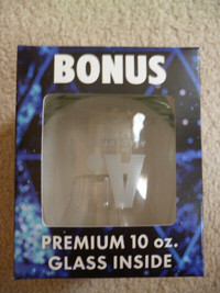 Absolut Vodka stemless patio glasses x 12 - new in case