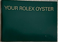 Vintage Rolex Booklet & Calendar