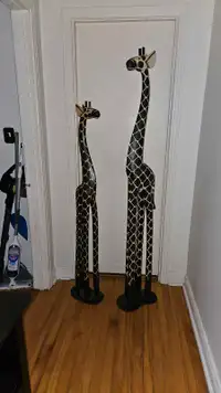 Giraffes acricaines décoration 