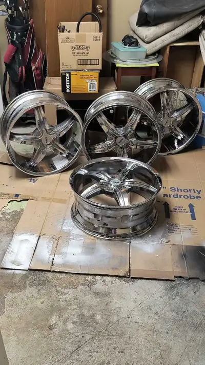 DIP 20x8.5 5x114.3 66.1mm hub et35 They're in excellent condition no curb rash, old rare discontinue...
