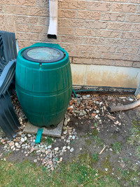 Rain barrel for watering