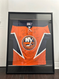 New York islanders team signed jersey 09/10