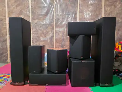 Klipsch 7.1 Speaker / Surround Sound / Home Theatre & Subwoofers, View more