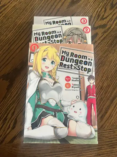 Manga Books - My Room is a Dungeon Rest Stop - Books 1-3, View more