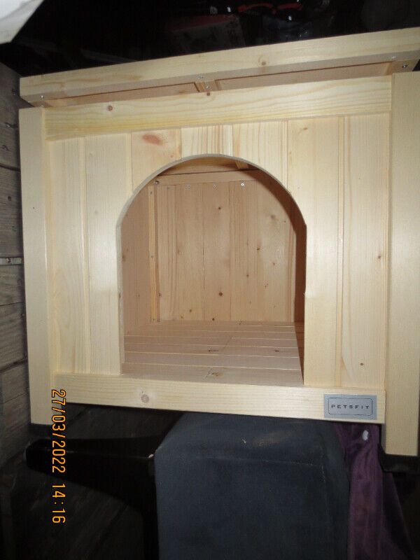 Petsfit Niche intérieur bois animal,chien,cabane cage ecoflex ex