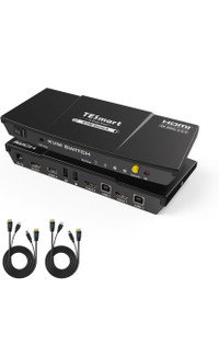 TESmart 2 Port HDMI KVM Switch, Support UHD 4K 60Hz