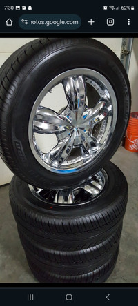 Like new tires and rims 5x112mm