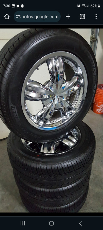 Like new tires and rims 5x112mm in Tires & Rims in Kelowna