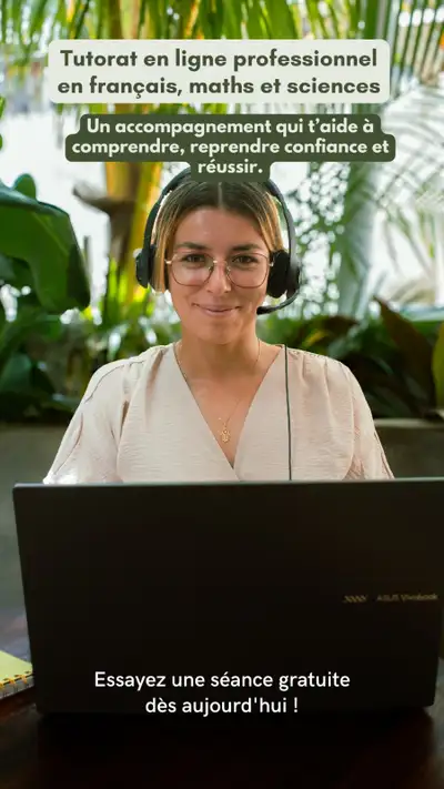 Tutorat en ligne - Maths, Sciences, Français, View more