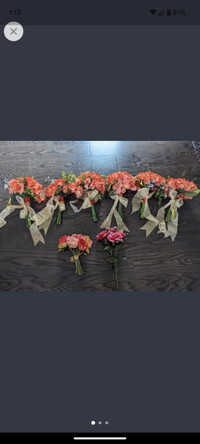Bridesmaid's bouquets 