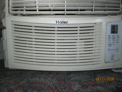 Haier Air conditioner 8000 BTU. Very well maintained. Works well. Cold air,