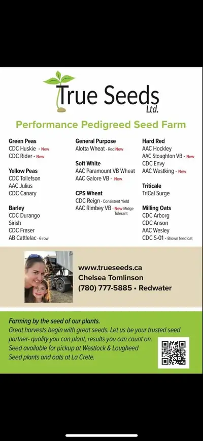 certified seed available , View more