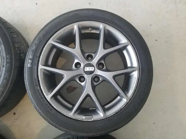 real 17” BBS rims with new all season tires $obo in Tires & Rims in Hamilton - Image 3