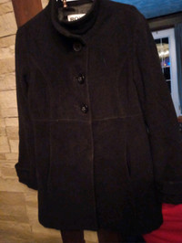 Manteau d hiver noir pour femme grandeur médium 