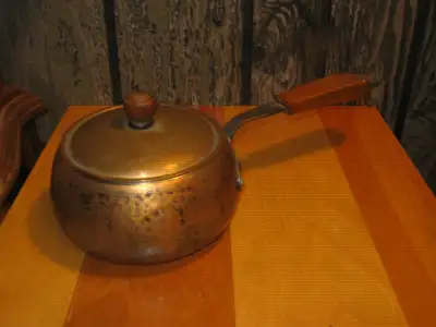 Vintage Stockli Netstal Hammered Copper Pot, Swiss Copper ..., View more