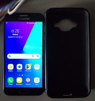 Samsung J3 cell phone, View more