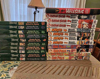Manga: One Piece, Naruto, Ragnarok, Rurouni Kenshin, Hellsing