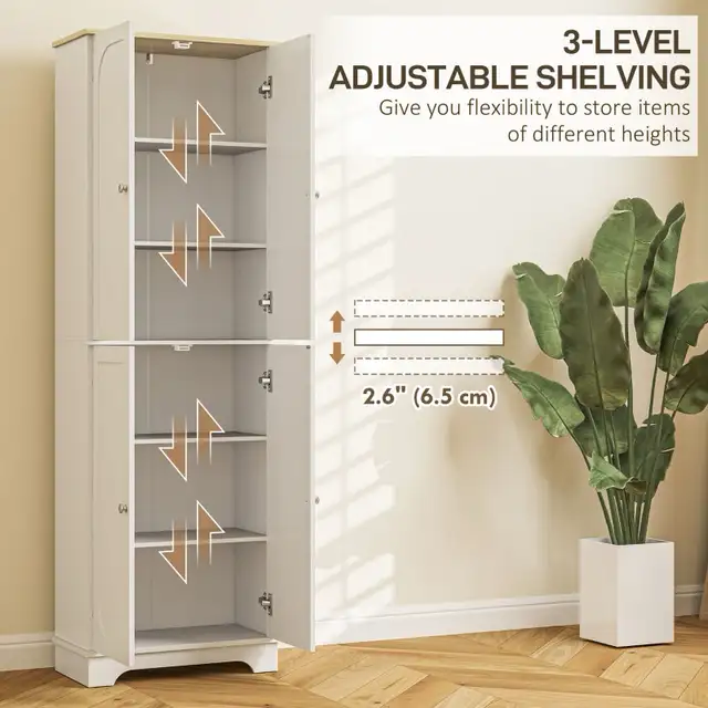 72" Tall Pantry Cabinet, Kitchen Pantry Cabinet in Hutches & Display Cabinets in Markham / York Region - Image 7