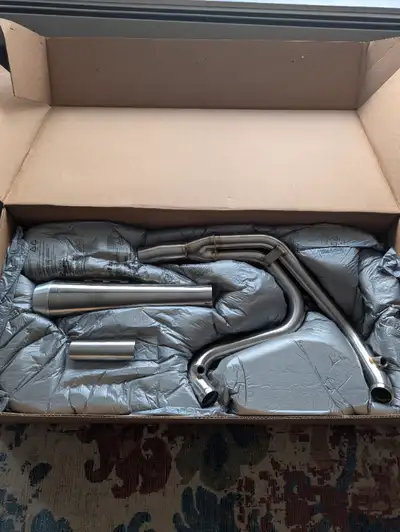 100% Brand new in box - never installed or used Bassani Road Rage lll 2:1 Full Stainless Steel Exhau...