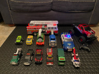 Lot de gros véhicules jouets 