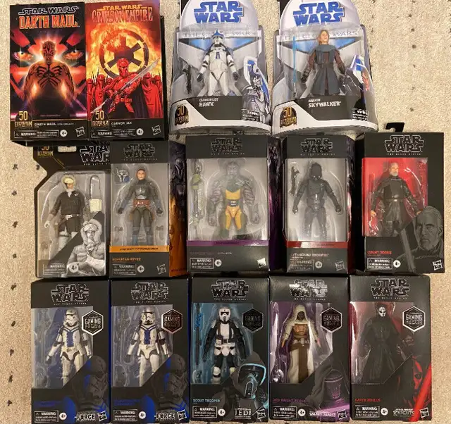 Star Wars Black Series Action Figures | Toys & Games | Mississauga ...