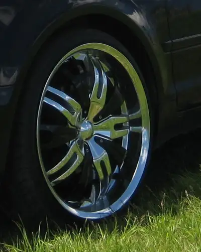 20" Rims with Low Profile Tires (These are Sick!) Set of 4 gorgeous 20 inch two piece rims with huge...