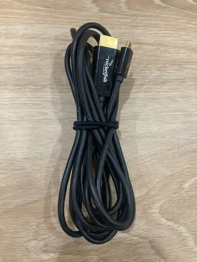 rocketfish micro usb to hdmi cable output to hdmi from your micro usb device like Samsung smart phon...
