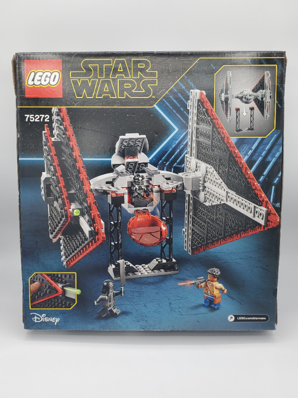 Star Wars Lego Sith TIE Fighter #75272 470pcs retired brand new dans Jouets et jeux  à Ouest de l’Île - Image 2