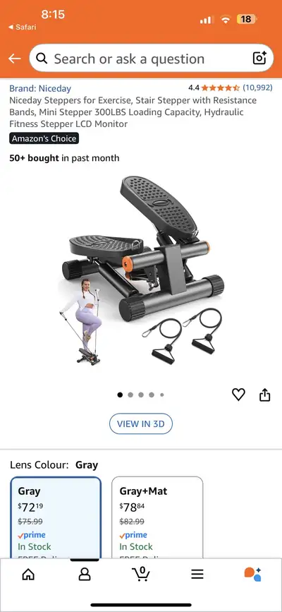 NiceDay Stepper with bands , View more