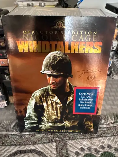 This pre-owned MGM Windtalkers Director's Edition 3-Disc DVD Collector's Set is in good condition an...