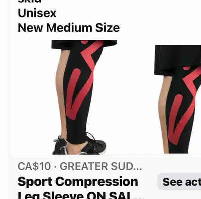 New Sport Compression Leg Sleeve, View more