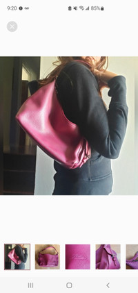 Authentic Longchamp leather bag