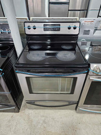 MUST GO! FRIGIDAIRE 30" STAINLESS STEEL ELECTRIC GLASS TOP STOVE