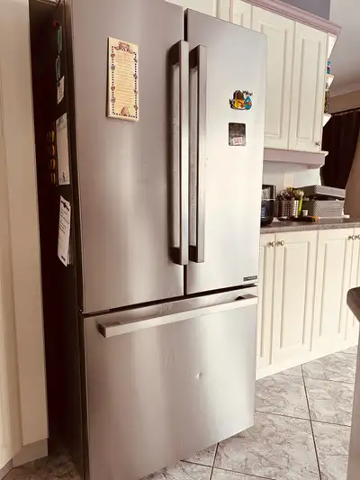 Hisense 30in 20.8 cu ft. Stainless Steel Look French Door Refrig, View more